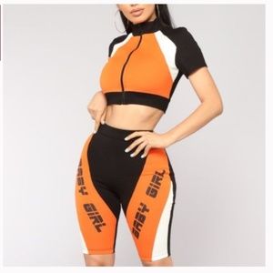 *NWT Fashion Nova Biker Shorts Set